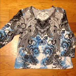 Sequined dressy Tshirt
